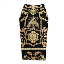 Load image into Gallery viewer, New-Coming European Women Autumn Print Pencil Skirt High Stretch Abstract Pattern Midi Slip Hip Skirt Female
