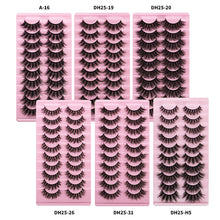 Load image into Gallery viewer, 10 Pairs Of Messy 3D Eyelashes.
