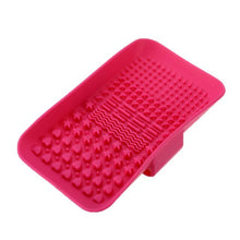 Load image into Gallery viewer, Silicone Makeup Brushes Cleaning Pad Mat Cosmetic Eyebrow Brushes Washing Cleaner Scrubber Board Makeup Cosmetics Accessories
