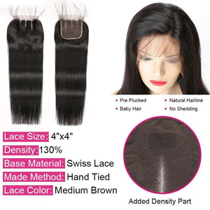 9A Grade Brazilian 100% Unprocessed Virgin Human Hair Extension 1/3/4 - Bianca's hair and beauty supply