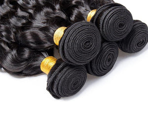 BeuMax Hairs Water Curl 10A Grade Brazilian Jerry curl Bundles with - Bianca's hair and beauty supply