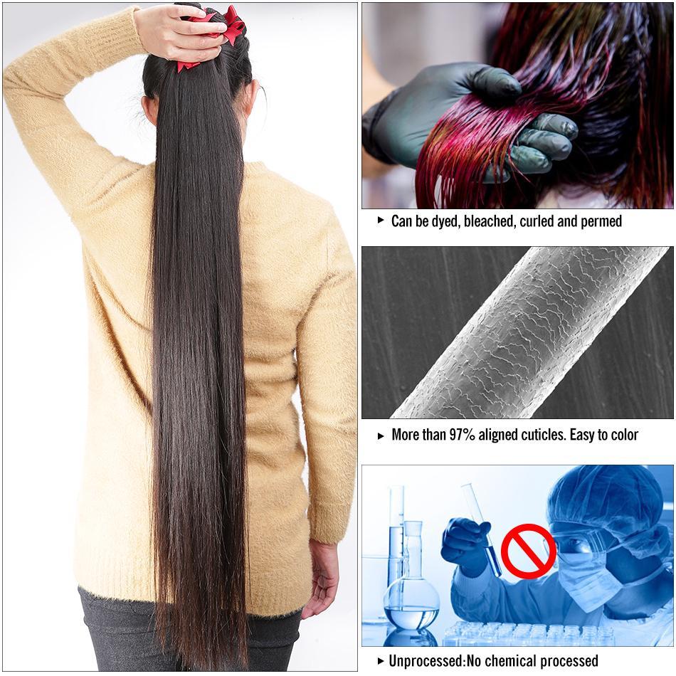 9A Grade Brazilian 100% Unprocessed Virgin Human Hair Extension 1/3/4 - Bianca's hair and beauty supply