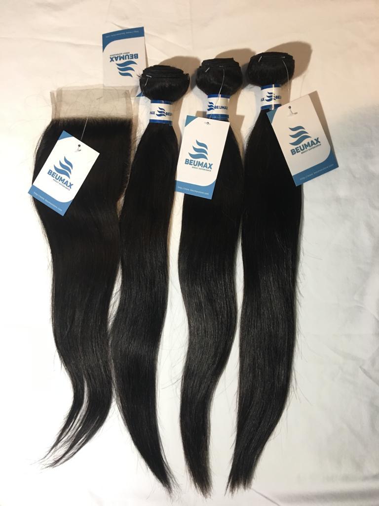 9A Grade Brazilian 100% Unprocessed Virgin Human Hair Extension 1/3/4 - Bianca's hair and beauty supply