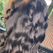 Load image into Gallery viewer, New Women's Chemical Fiber Front Lace Wavy Long Curly Cute Hair Lanting Wig Headgear
