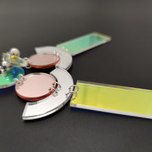 Load image into Gallery viewer, Streamer Acrylic Series Simple Square Geometric Colorful Earrings
