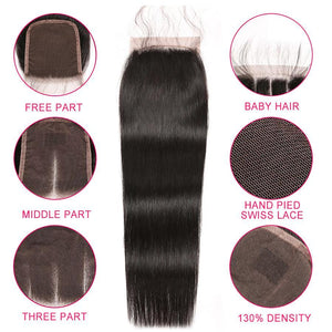 9A Grade Brazilian 100% Unprocessed Virgin Human Hair Extension 1/3/4 - Bianca's hair and beauty supply