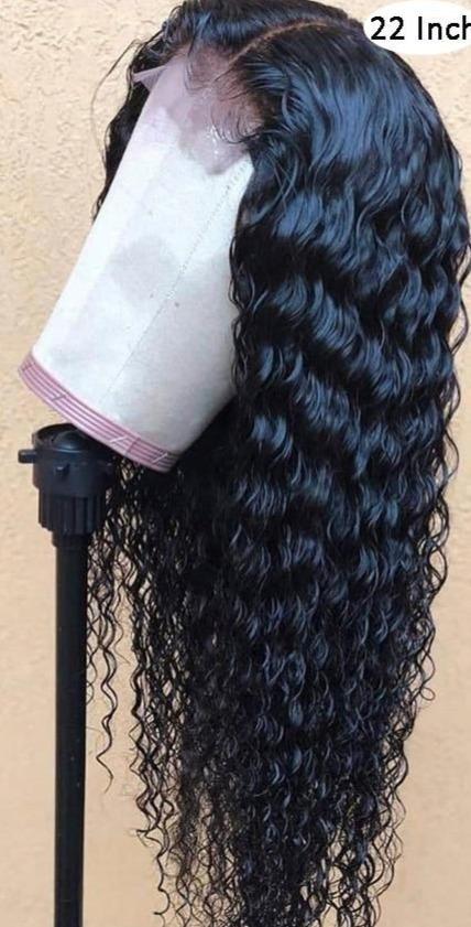 Beumax Water Curl 4x4 Lace Closure Human Hair Wigs for Black Women - Bianca's hair and beauty supply