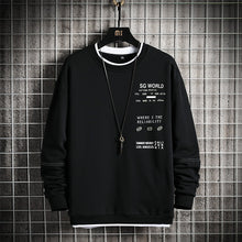 Load image into Gallery viewer, Round Neck Men's Hoodie Casual Print Long Sleeve Sweatshirt Men Hip-Hop Streetwear Trendy Pullovers Harajuku Style Autumn Spring
