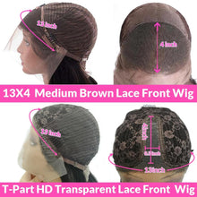 Load image into Gallery viewer, BeuMax Hairs Brazilian  Loose Wave 13x4 Lace Frontal Human Hair Wigs - Bianca's hair and beauty supply
