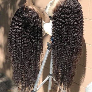 Deep Wave Human Hair Wigs with 13x4 Lace Frontal 180% Density 150% - Bianca's hair and beauty supply