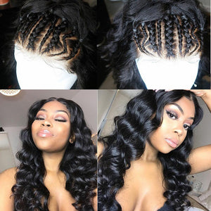 Loose Deep Wave 4x4 Lace Closure Human Hair Wigs 180% Density - Bianca's hair and beauty supply