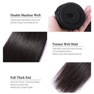9A Grade Brazilian 100% Unprocessed Virgin Human Hair Extension 1/3/4 - Bianca's hair and beauty supply