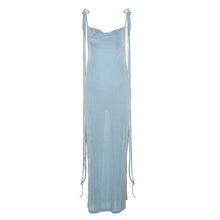 Load image into Gallery viewer, INS Summer New Women's Fashion Suspender Sexy Backless Slim Bag Hip Temperament Dress

