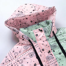 Load image into Gallery viewer, Autumn Winter Fashion Women's  Colorblock printing Long Sleeve Zipper Cotton Padded Jacket  Coats
