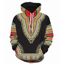 Load image into Gallery viewer, 3D Traditional Print Hoodies Men Women  Fashion African Dashiki Hoodie Sweatshirts Men Hip Hop Streetwear Hoody Tracksuit
