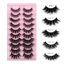 Load image into Gallery viewer, 10 Pairs Of Messy 3D Eyelashes.
