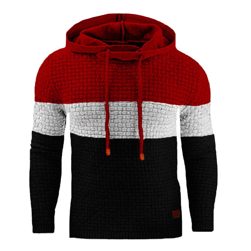 Men's Hoodies Autumn Casual Long Sleeve Oversized Hoodie Men Sweatshirt Patchwork Hooded Sweatshirts Pullover Men Tracksuit 5XL