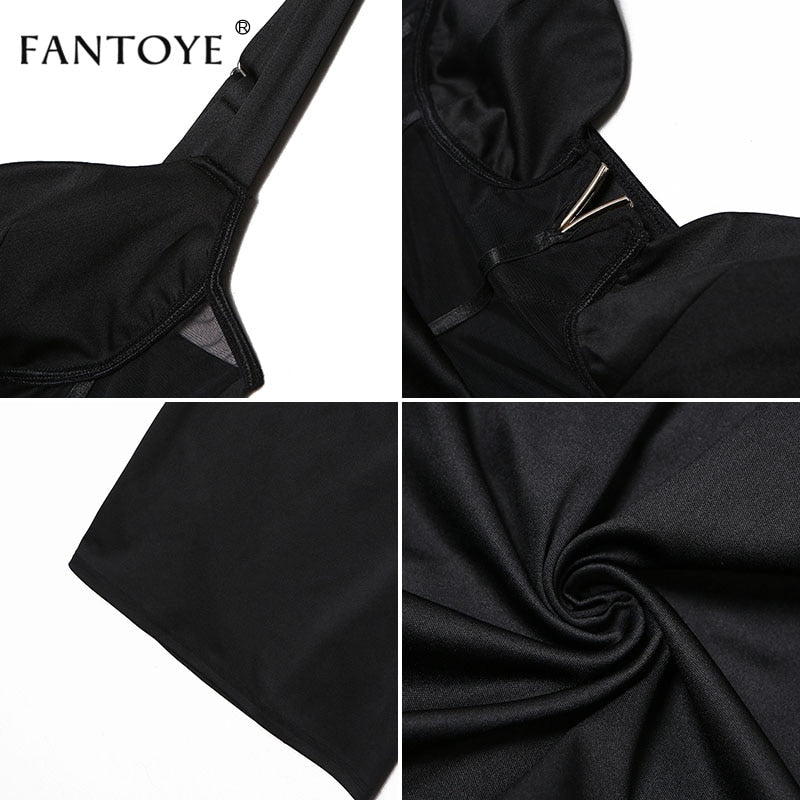 Mesh See-through Patchwork Sexy Lace Bodycon Dress Women Deep V-neck High Waist Satin Mini Pencil Dress