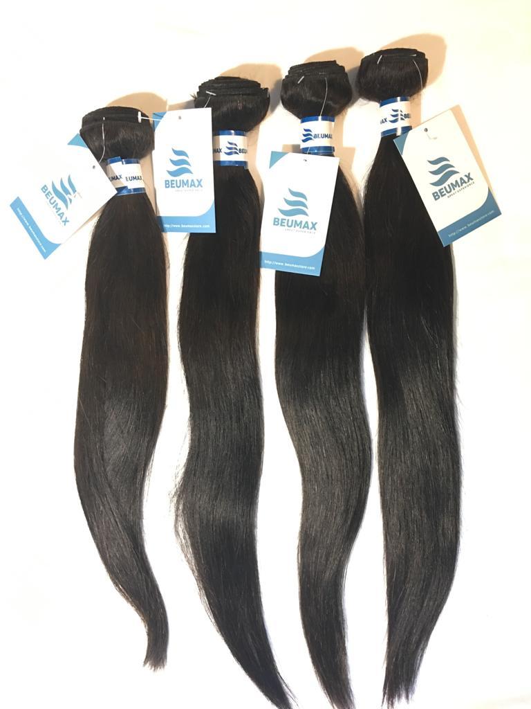 BeuMax Hairs 9A Grade Brazilian Human Hair Extension1/3/4 Straight - Bianca's hair and beauty supply