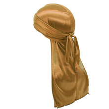 Load image into Gallery viewer, Men Silky Durags Turban Bandanas Hair bands Hat Wrap Long Tail Hip-hop Cap Headwear Hair Accessories
