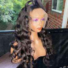Load image into Gallery viewer, New Women's Chemical Fiber Front Lace Wavy Long Curly Cute Hair Lanting Wig Headgear
