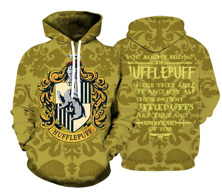 Wizardry Hero Lion Printed Adult Sweatshirts Magic fans Unisex Hoodies