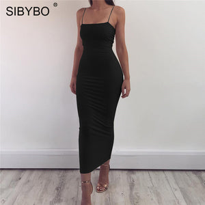 Sexy Long Dress Party Off Shoulder Strapless Summer Maxi Dress Black Bodycon Party Dress Women