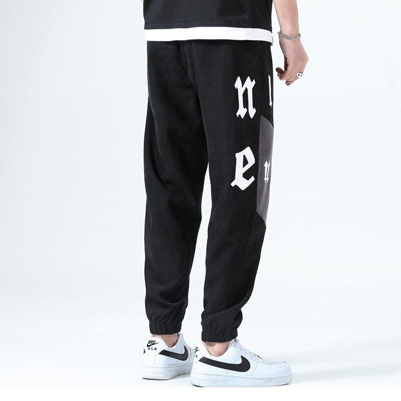 Men's Loose Harem Pants  Spring New Hip Hop Streetwear Elastic Feet Fashion Track Pant Harajuku Sweatpants Casual Trousers