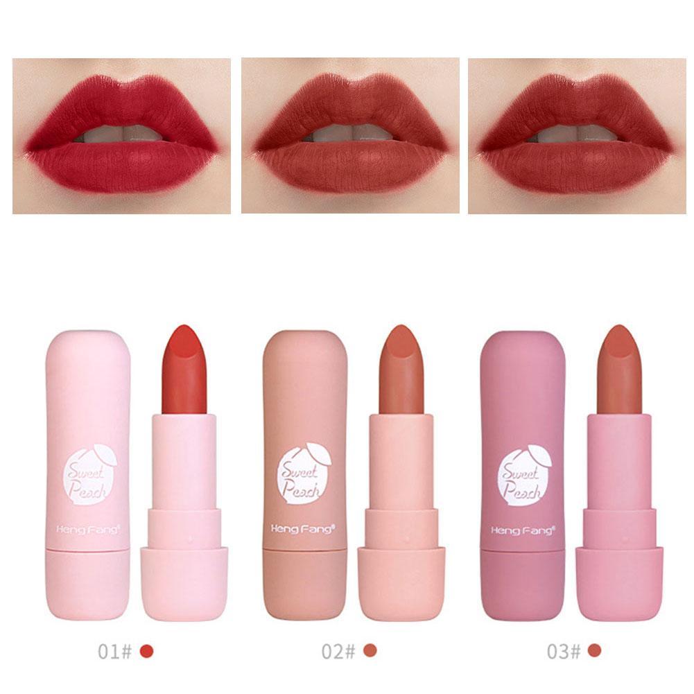 Fashion Lipstick Gold Leaf Jelly Temperature-changed Lip Balm Moisturizer Lips Beauty Makeup Brand HengFang 3 Colors