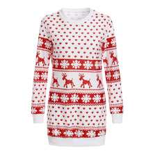 Load image into Gallery viewer, 2019 Women Lady Jumper Sweater Pullover Tops Long Sweter Christmas Winter Womens Ladies Warm Brief Sweaters Christmas Clothing
