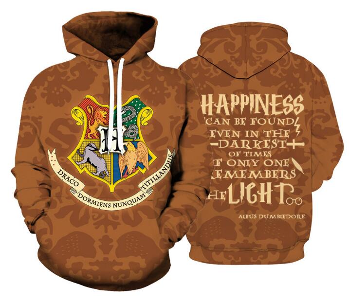 Wizardry Hero Lion Printed Adult Sweatshirts Magic fans Unisex Hoodies