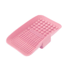 Load image into Gallery viewer, Silicone Makeup Brushes Cleaning Pad Mat Cosmetic Eyebrow Brushes Washing Cleaner Scrubber Board Makeup Cosmetics Accessories
