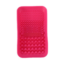 Load image into Gallery viewer, Silicone Makeup Brushes Cleaning Pad Mat Cosmetic Eyebrow Brushes Washing Cleaner Scrubber Board Makeup Cosmetics Accessories
