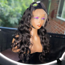 Load image into Gallery viewer, New Women's Chemical Fiber Front Lace Wavy Long Curly Cute Hair Lanting Wig Headgear
