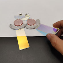 Load image into Gallery viewer, Streamer Acrylic Series Simple Square Geometric Colorful Earrings
