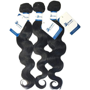 9A Grade Brazilian Human Hair Extensions Body Wave 1/3 Bundles with - Bianca's hair and beauty supply