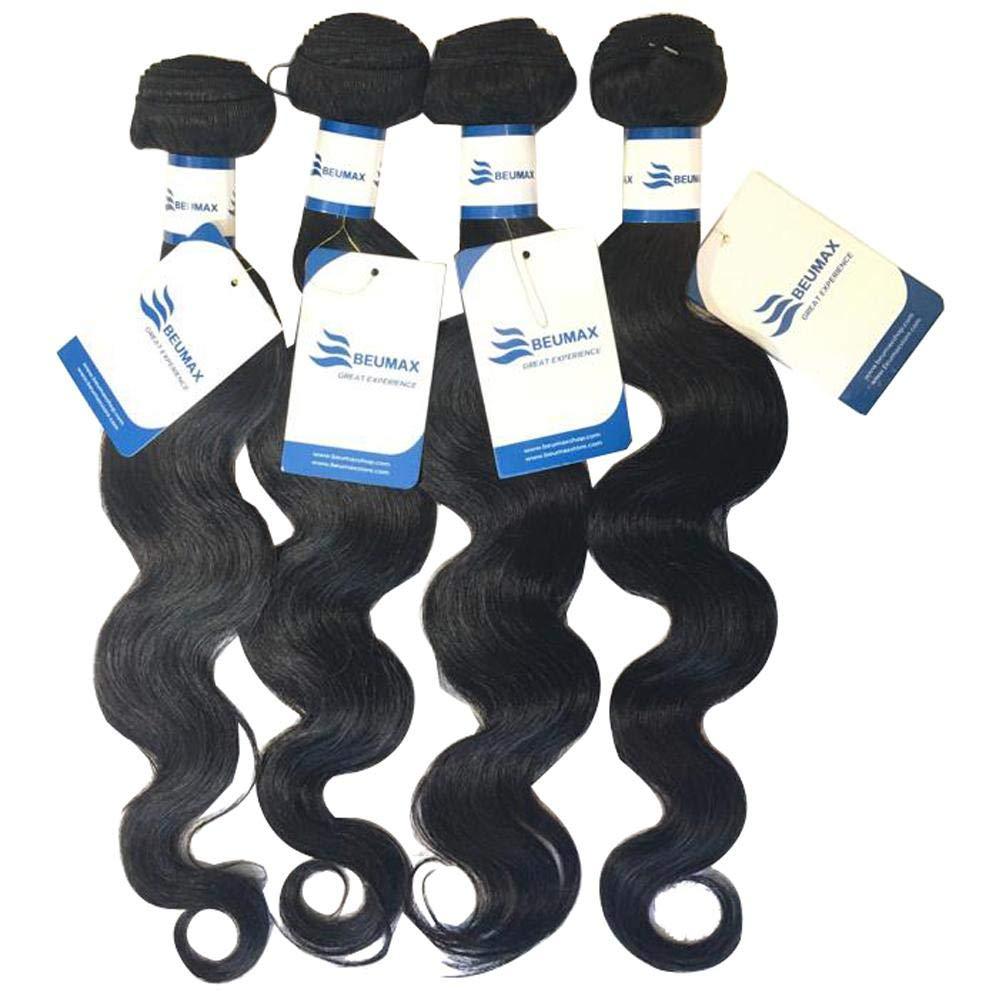 9A Grade Brazilian Human Hair Extensions Body Wave 1/3 Bundles with - Bianca's hair and beauty supply