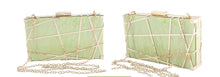 Load image into Gallery viewer, New Acrylic Hollow Metal Small Square Bag Banquet Dress Bag Ladies Clutch Wedding Bag
