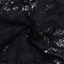 Load image into Gallery viewer, Sexy Transparent Lace Patchwork Bodysuits Women White Black Bust Bodycon Night Club Spaghetti Strap Slim Rompers
