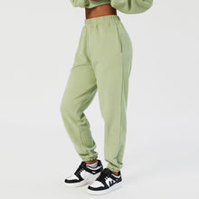 Load image into Gallery viewer, Fall Versatile Loose Sports Pants Women's Plush Warm Fashion Casual Pants Outdoor High Waist Leggings Sports Pants
