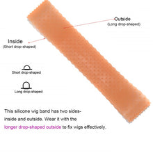 Load image into Gallery viewer, Wig Silicone Hair Band Men Women Pure Color Non Slip Anti Falling Elastic Wigs Headband Fashion Motion Headbands
