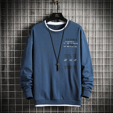 Load image into Gallery viewer, Round Neck Men's Hoodie Casual Print Long Sleeve Sweatshirt Men Hip-Hop Streetwear Trendy Pullovers Harajuku Style Autumn Spring
