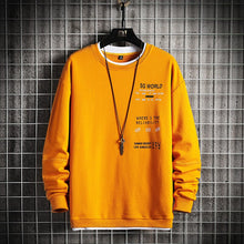 Load image into Gallery viewer, Round Neck Men's Hoodie Casual Print Long Sleeve Sweatshirt Men Hip-Hop Streetwear Trendy Pullovers Harajuku Style Autumn Spring
