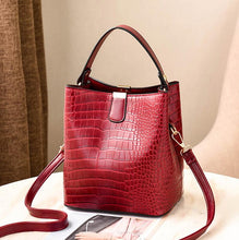 Load image into Gallery viewer, Women Pattern Handbag High Capacity Casual Crocodile Shoulder Messenger Bags Ladies PU Purse

