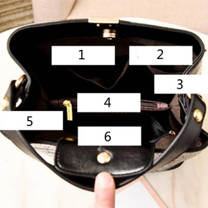 Women Pattern Handbag High Capacity Casual Crocodile Shoulder Messenger Bags Ladies PU Purse