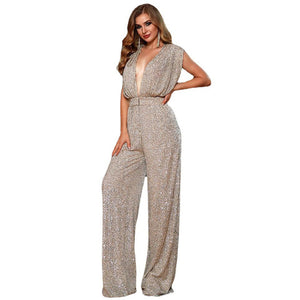 Women's Summer Sexy Corset Jumpsuit Glitter Short Sleeve Knit Cardigan Pullover