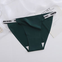 Load image into Gallery viewer, European And American Sexy Women's Briefs Ice Silk Seamless Sweet Hip Lifting Sports Pure Cotton Bottom Crotch Fun G-String Pants
