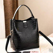 Load image into Gallery viewer, Women Pattern Handbag High Capacity Casual Crocodile Shoulder Messenger Bags Ladies PU Purse

