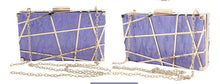 Load image into Gallery viewer, New Acrylic Hollow Metal Small Square Bag Banquet Dress Bag Ladies Clutch Wedding Bag
