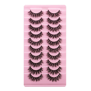 10 Pairs Of Messy 3D Eyelashes.